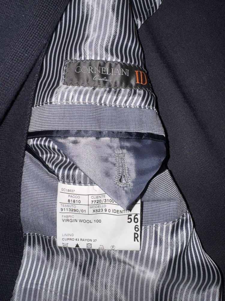 Corneliani Id Jacket New Traveller Size 56