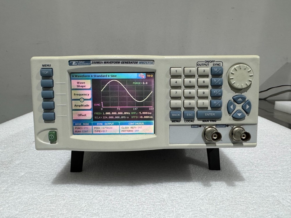 Tabor WW2571A 250MS/s Arbitrary Waveform Generator with LAN/USB/GPIB Interfaces