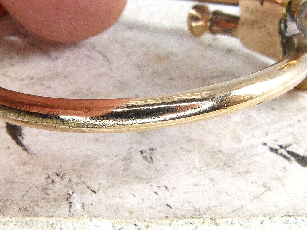 Unique Victorian Hinged Bangle Bracelet Lighthouse , Ship Sun Enamel Design 1879