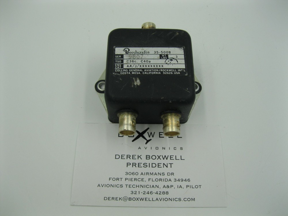 Comm Comp Beechcraft Antenna Coupler 35-5008