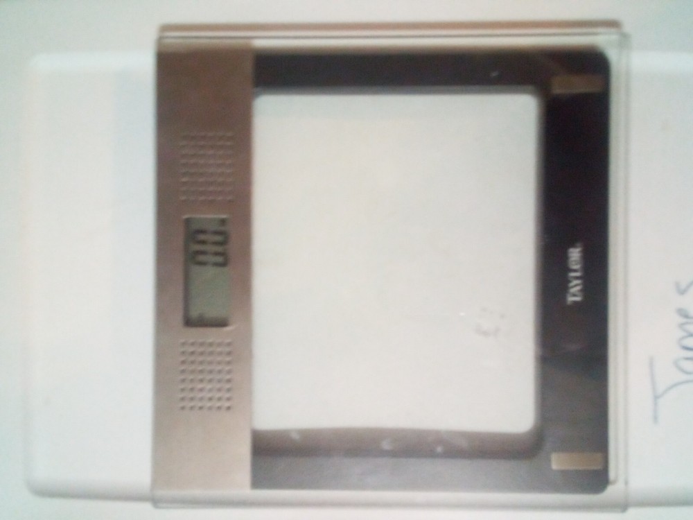 Taylor 70844191M Talking Digital Scale 440 lbs Capacity