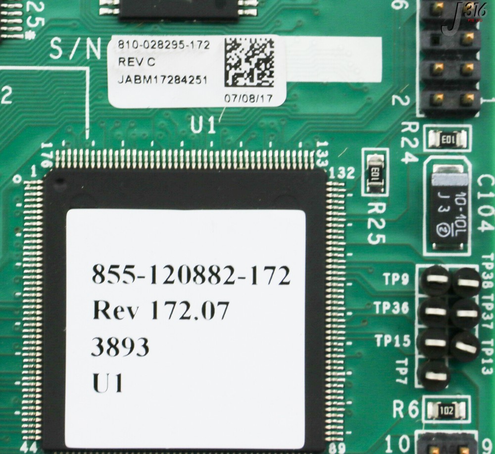 33535 LAM RESEARCH PCB, NODE BOARD, 24 CH TEMP CTLR 810-028295-172