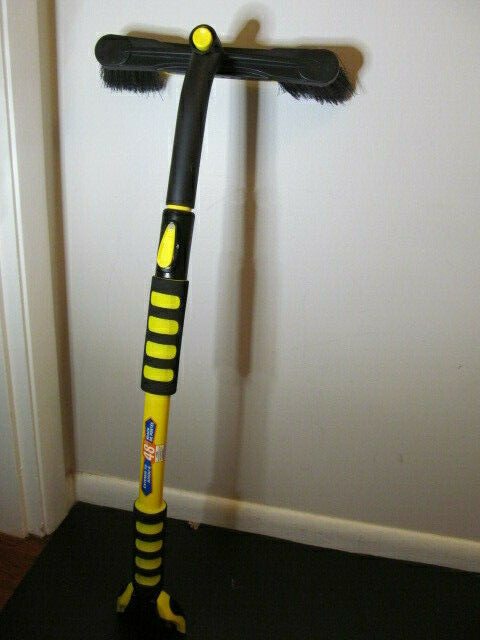 Subzero Ultimate Polar Votex Car Broom Extends Up to 48", Yellow 14180