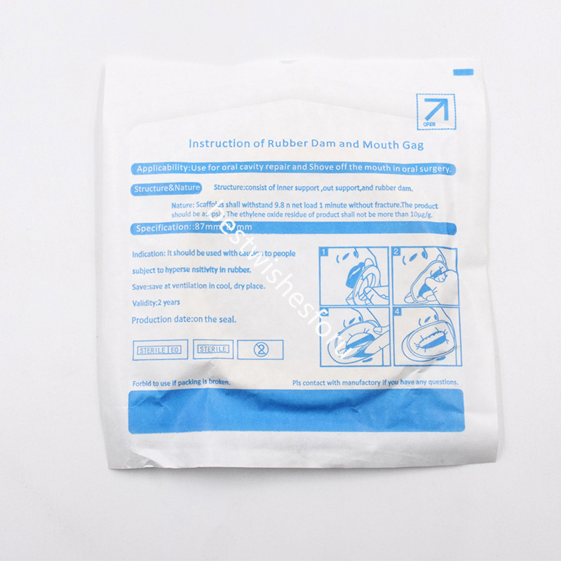 10 Pc Disposable Soft Lip Dental Sterile Rubber Dam Cheek Retractor Mouth Opener