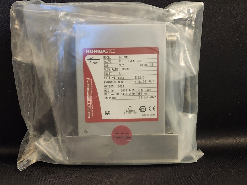 Horiba STEC Criterion D500 Mass Flow Controller MFC D514MG 150CCM SO2
