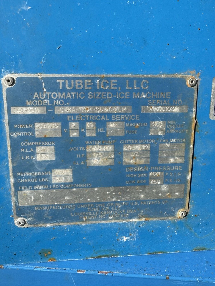 Vogt Ice Maker Machine Model 4000, High Capacity Ice Machine,Working When Pulled