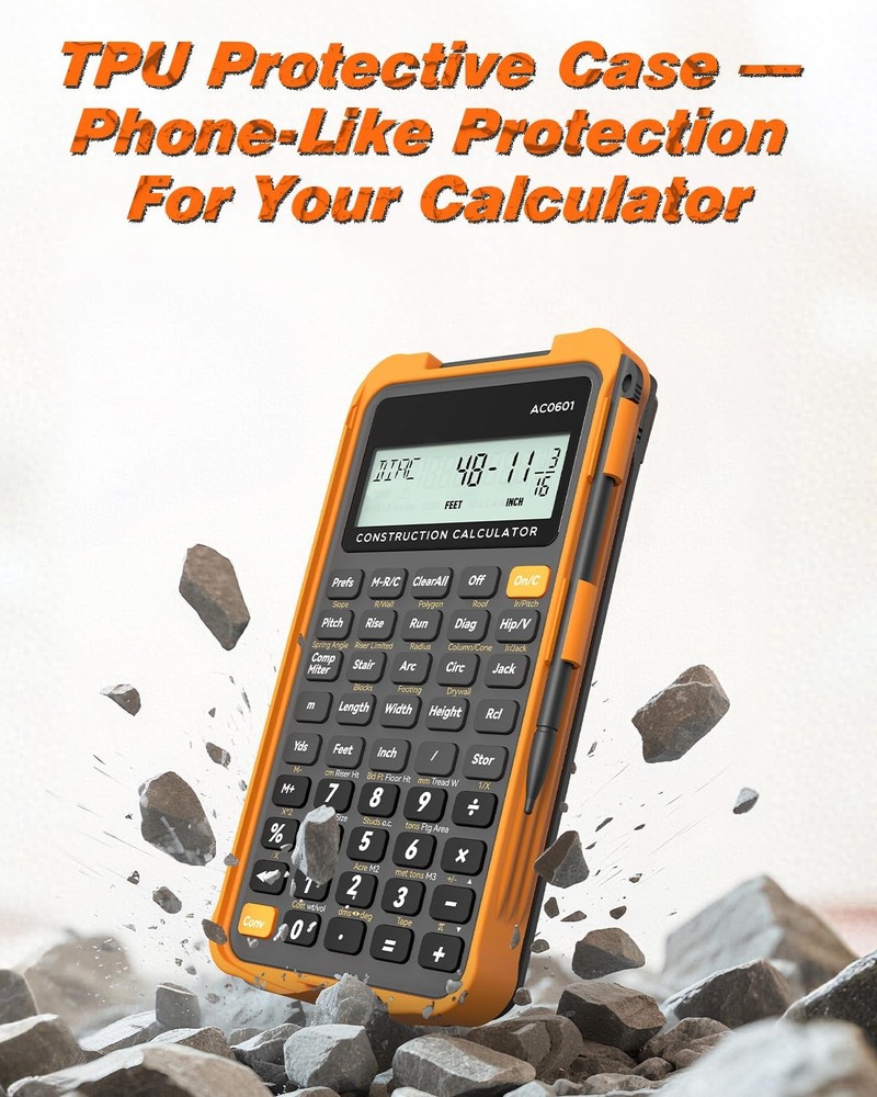 Construction Calculator with Writing Tablet Industrial & Scientific Engineeri...