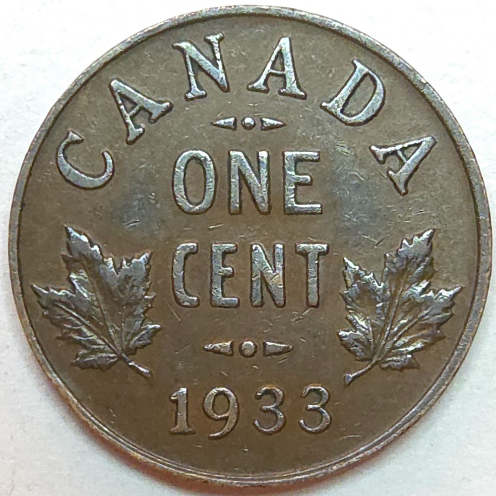 1933 Canada 1 Cent (Lot#1)