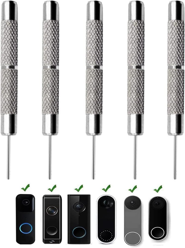 Doorbell Removal Tool  5 Pack Release Pin for Nest, Arlo, Blink, Eufy