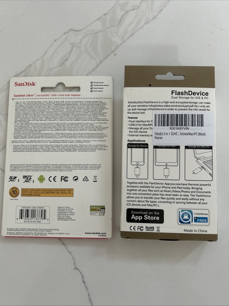 128GB SD Card With High Speed transfer Device