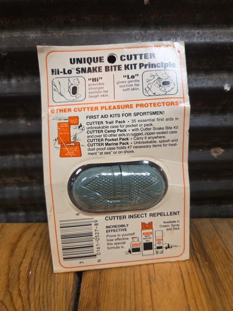 CUTTER HI LO SNAKE BITE KIT. (UNOPENED PACKAGE)