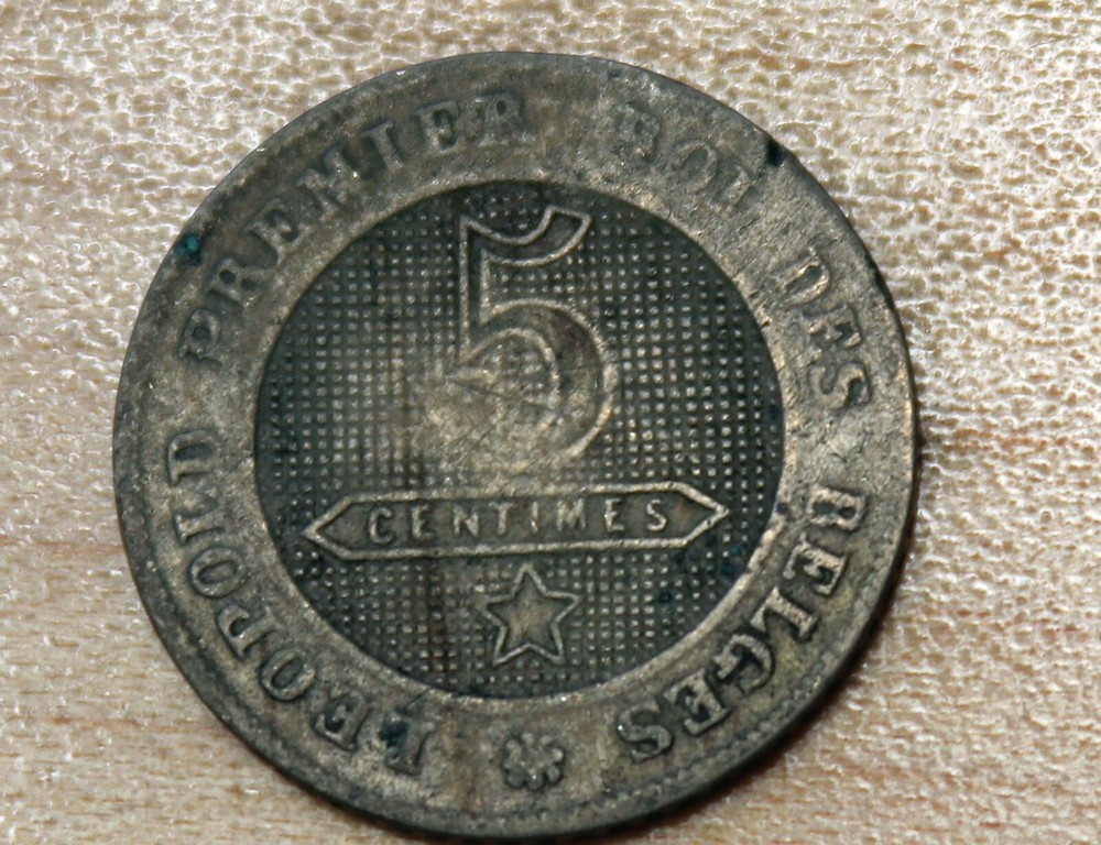 1862 Belgium 5 Centimes