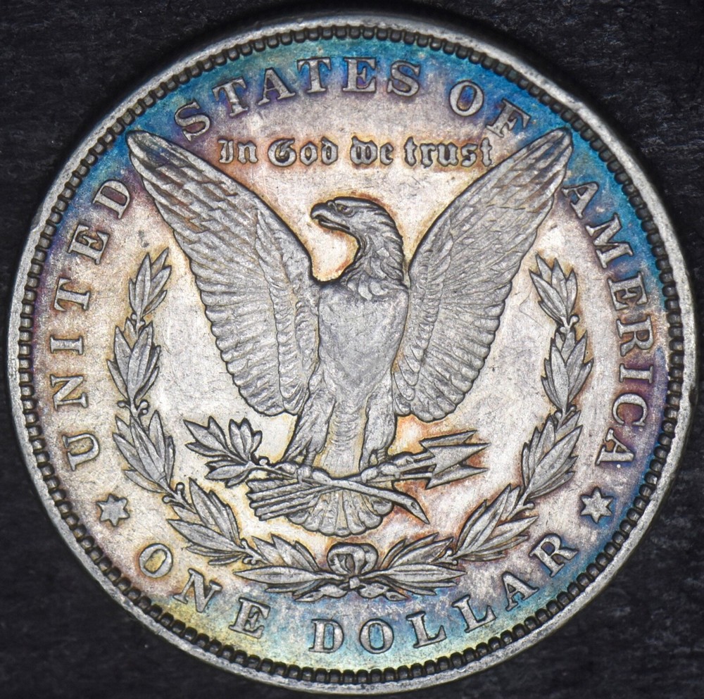 1884 Morgan Silver Dollar Toned - ✪COINGIANTS✪