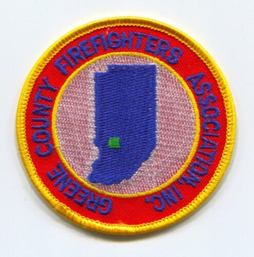 Greene County Firefighters Association Inc Fire Patch Indiana IN