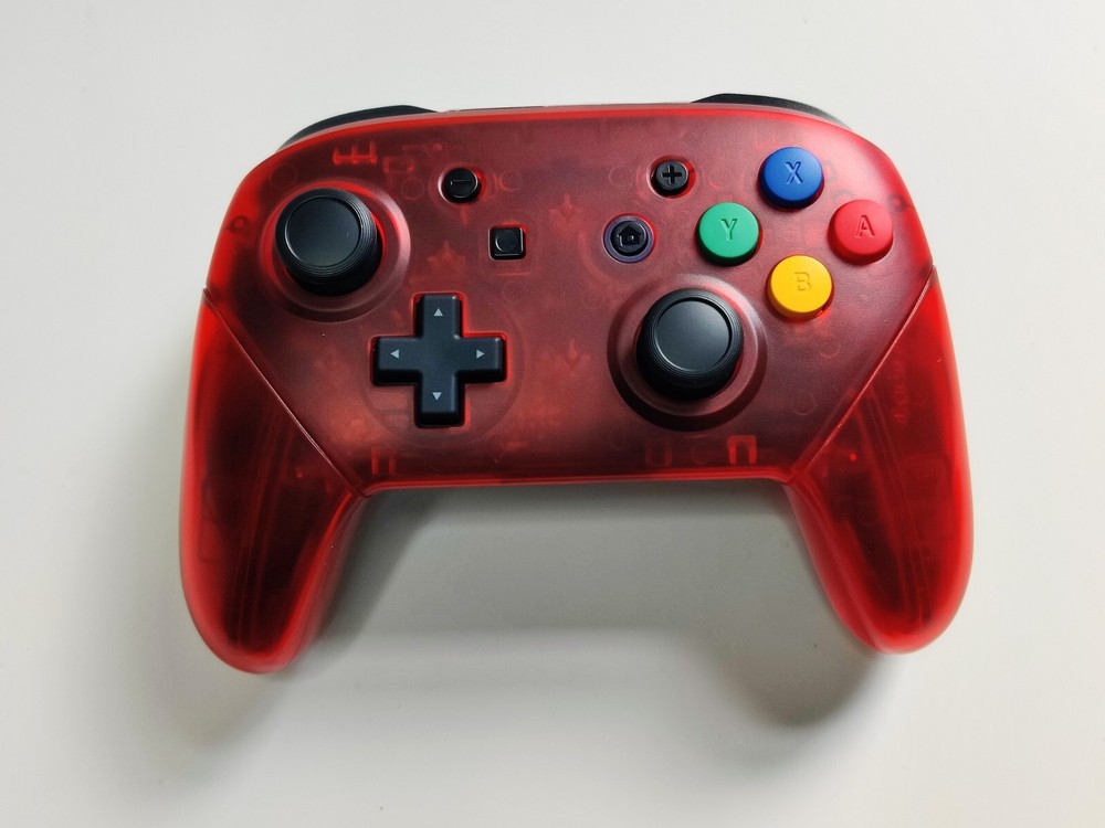 N64 Watermelon Dream: Custom Nintendo Switch Pro Controller with Colorful Button