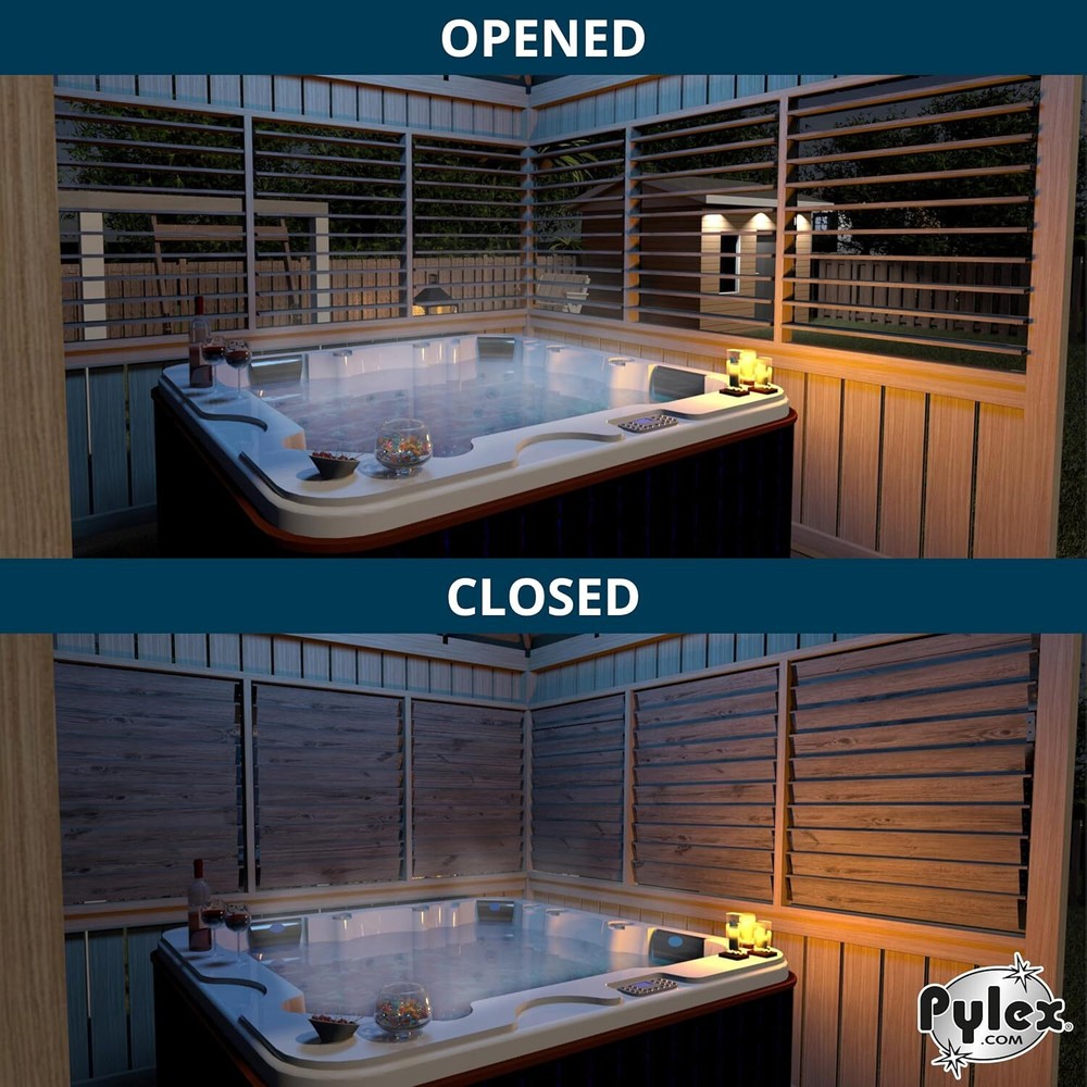 Pylex Deck Sunblind System 11060 Louvers Bracket Shutter Hardware Kit Up to