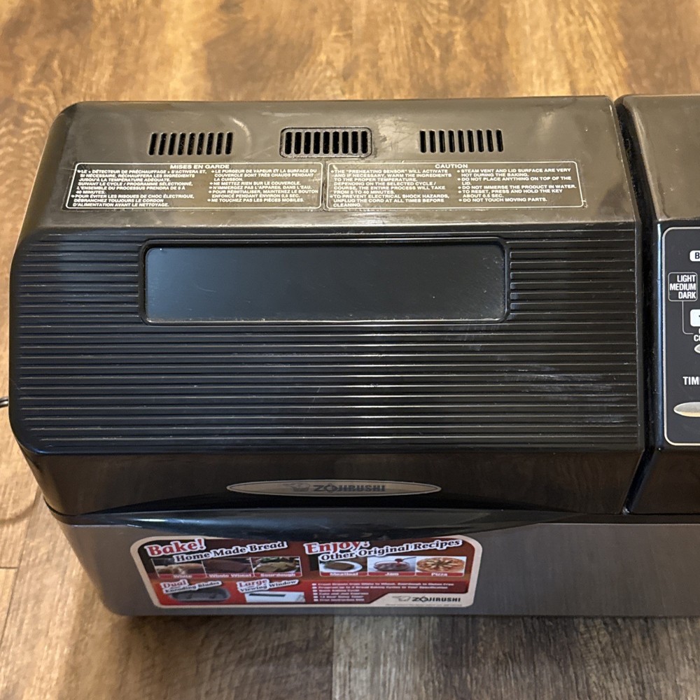 Zojirushi Bread Machine BB-CEC20 Home Bakery Supreme Breadmaker Black