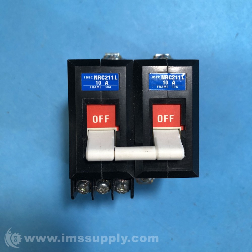 Idec NRC211L-10A-AD Circuit Protector, 10A FNOB
