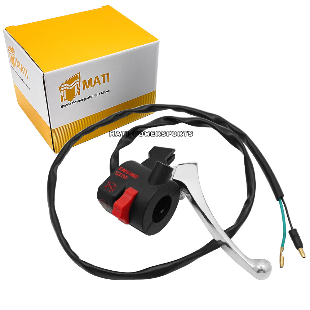 Right Handlebar Kill Start Stop Switch & Brake Lever for Honda CRF50F 2004-2023