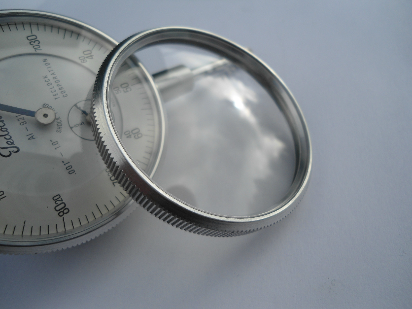 Bezel with lens Type 1 teclock dial indicator AI-921 made in USA.