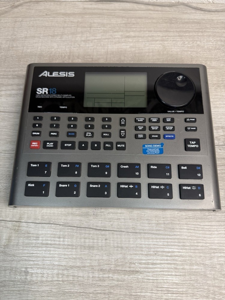 Alesis SR18 Programmable Digital Drum Machine with Built-in Effects