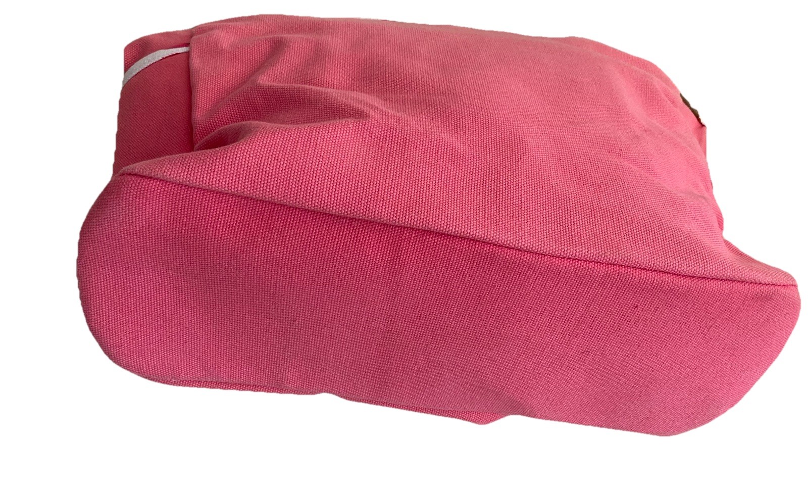 DISNEY Girls Minnie Canvas Beach Tote/bag Hot Pink 14” x 11” Pockets (Set of 2)