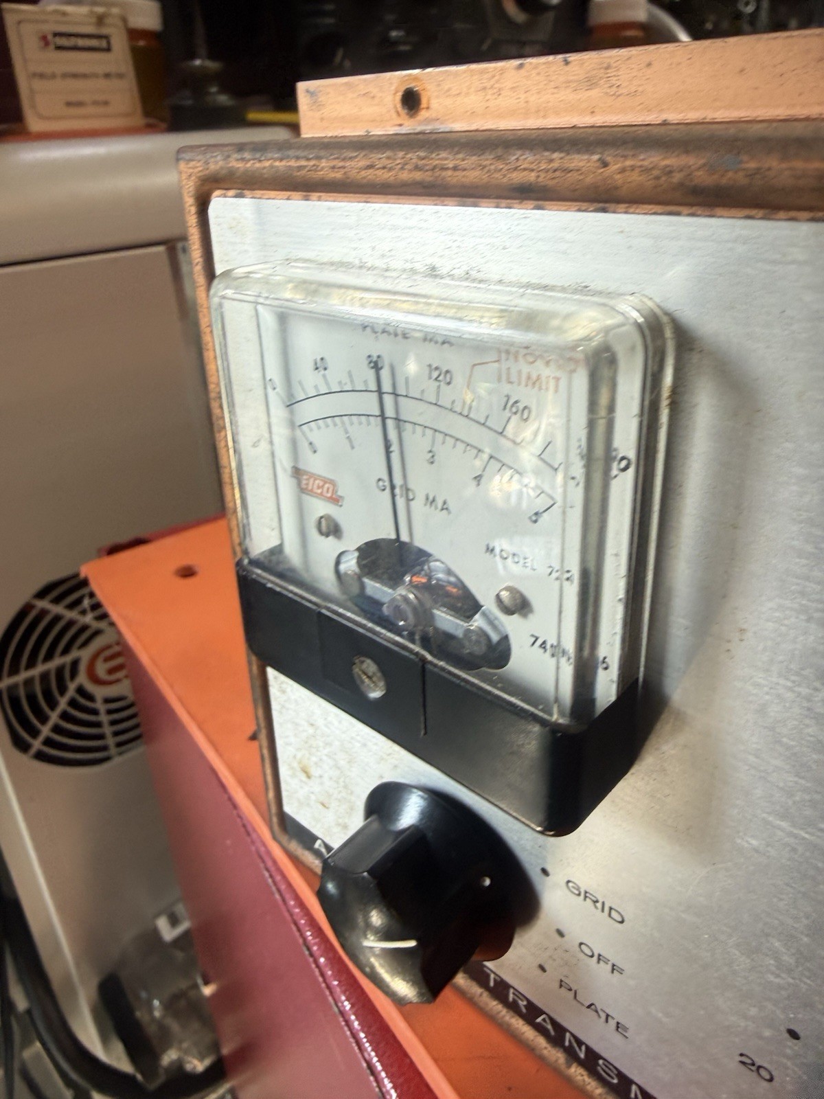 EICO CW AMATEUR TRANSMITTER MODEL 720 Ham Radio Works On 40 Low Output