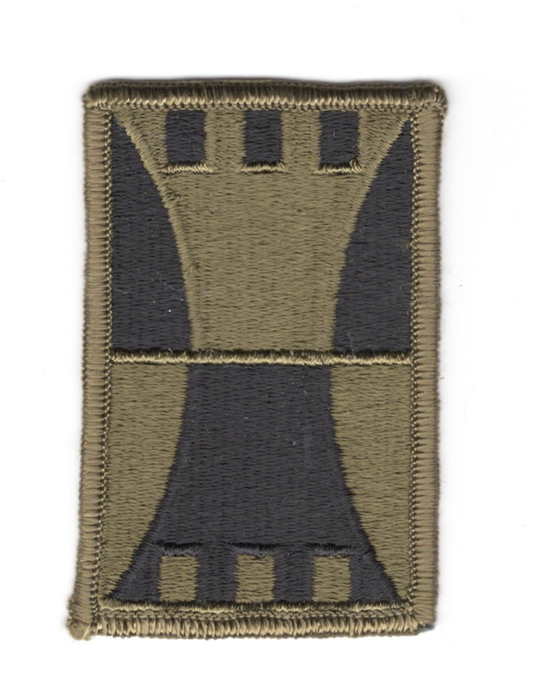 Army Patch:  416th Engineer Brigade - subdued, merrowed edge