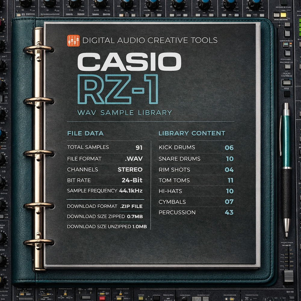 Casio RZ-1 Drum Machine Sample Library