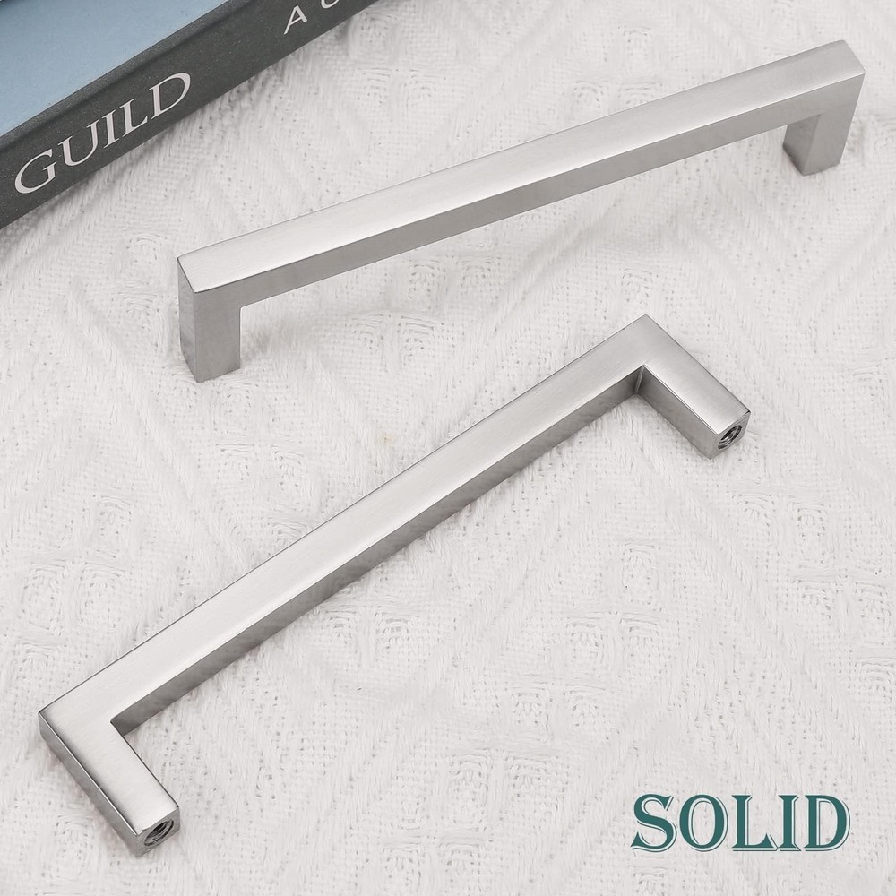 Cabinet Pulls - Solid Zinc Alloy Kitchen Cabinet Handles & Knobs for Drawers,...