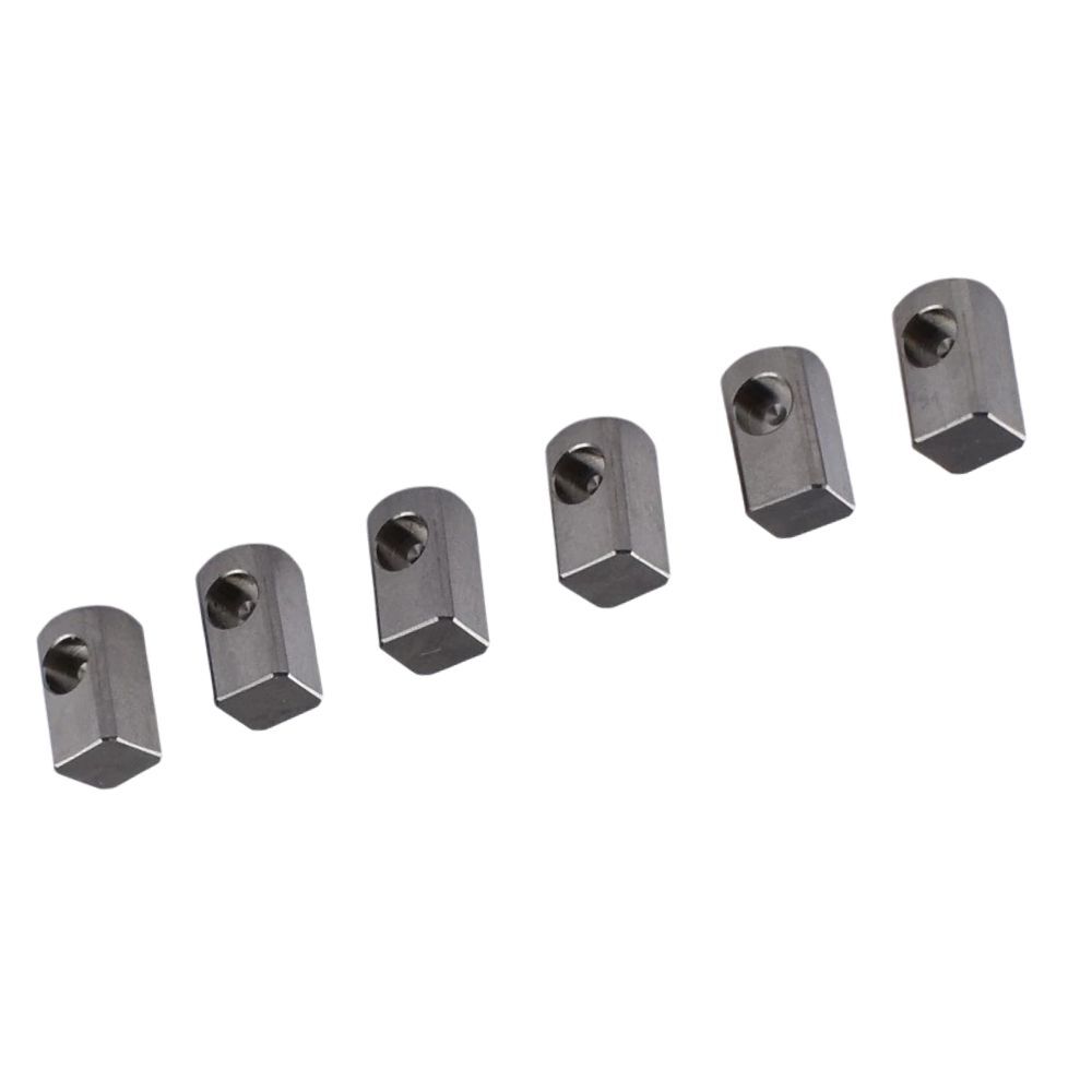 6×Titanium Guitar Floyd Rose Bridge Tremolo Lock String Insert Blocks