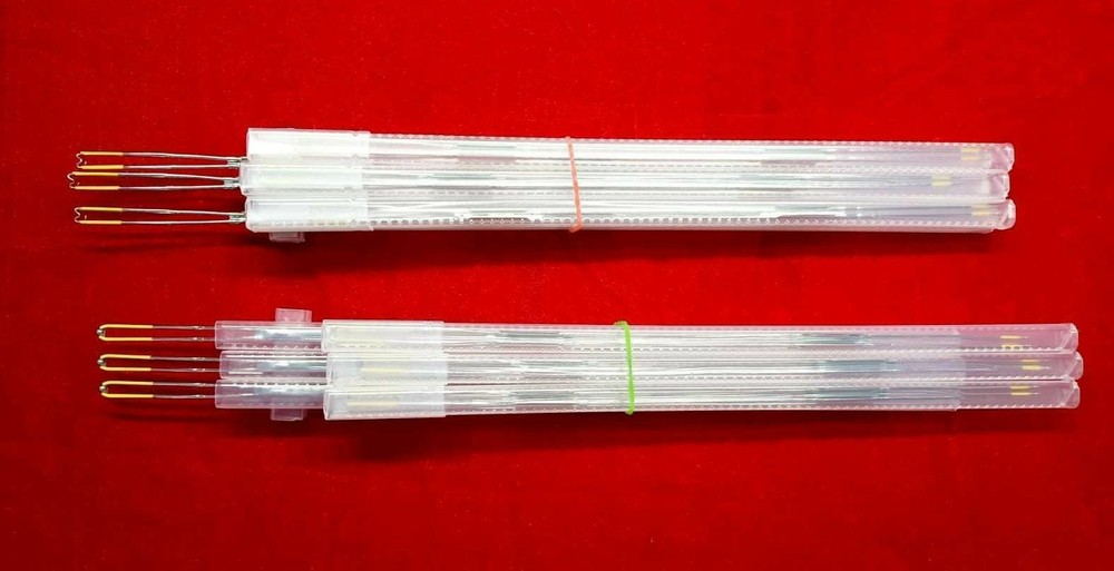 6pc Laparoscopic Loop Electrodes for Double Stem Working Element Bipolar Passive