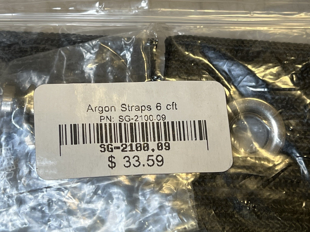 Argon Straps 6 cft SG-2100.09 SubGravity