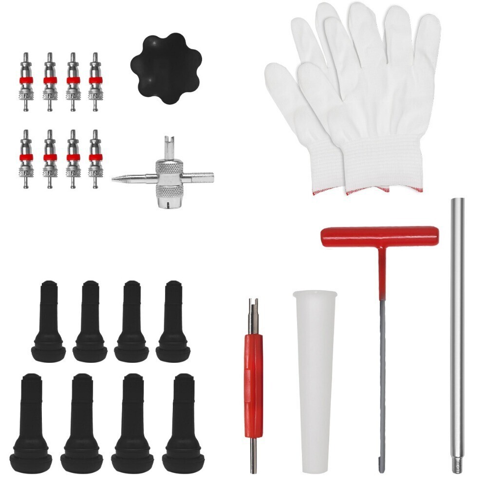 22x Tire Valve Stem Core Replacement Tool Kit TR413 Valve Core Remover Installer