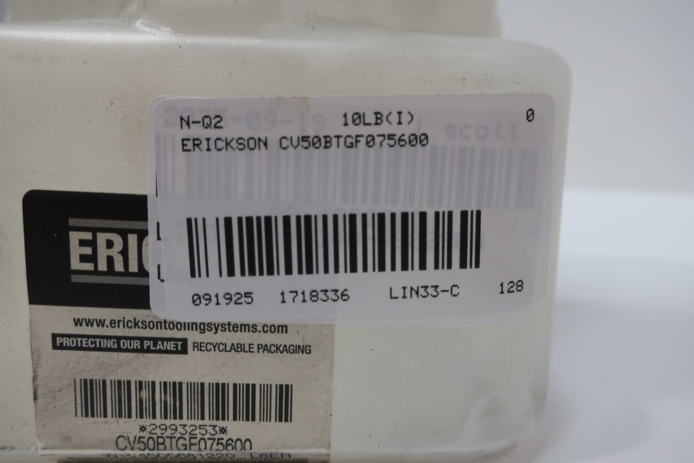 Erickson CV50BTGF075600 Tool Holder