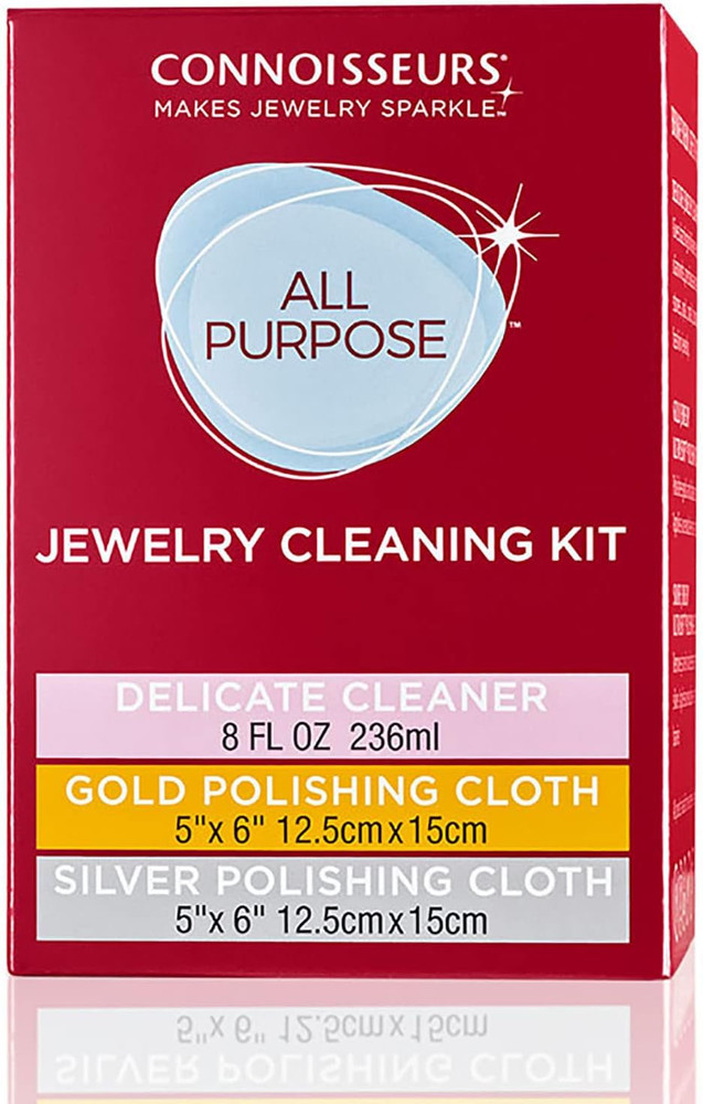 All-Purpose Jewelry Cleaning Kit - Includes Delicate Jewelry Cleaner Solution an