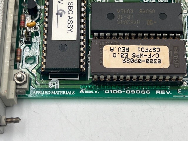 Applied Materials AMAT 0100-09006 REV E Intelligent Interface Assy Board Used