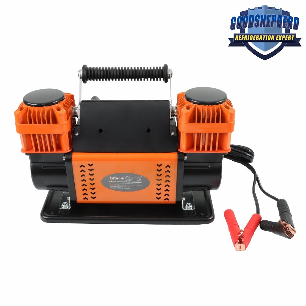 For Truck Tires 150 PSI Dual Cylinder 12V Portable Tire Inflator Heavy Duty