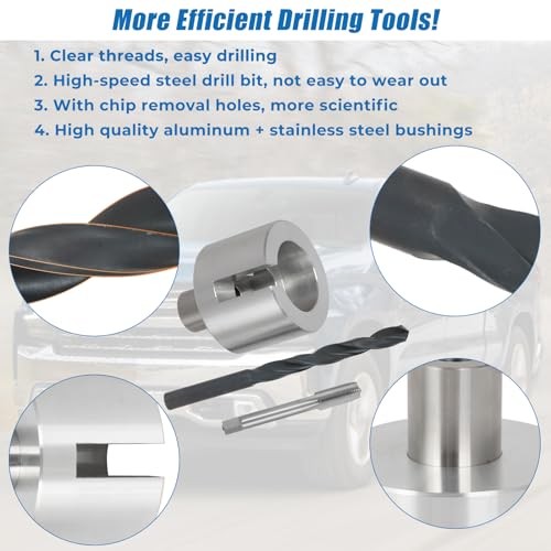 Crankshaft Drilling Pin Fixture Tool Balancer Bolt Compatible with GMC Chevy