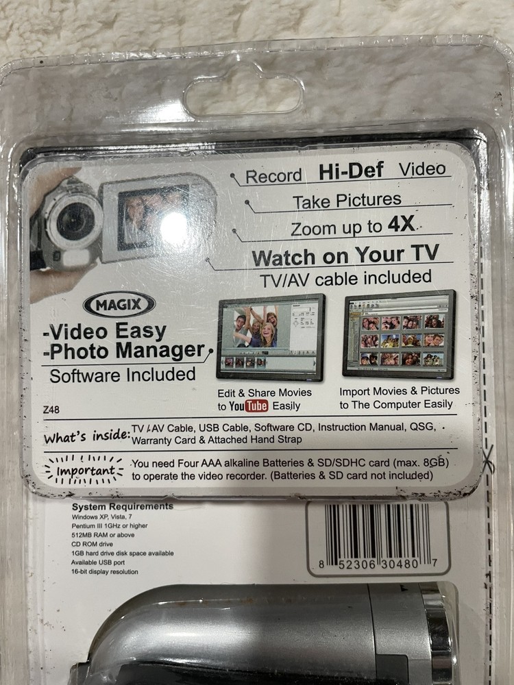 Jazz Z48 HD Video Recorder 10 Mega Pixels