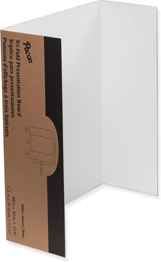 48" x 36" Eco-Friendly White Display Boards - 4 Pack for Effective Presentations