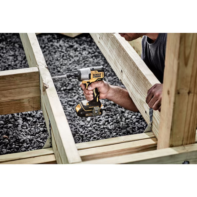 DEWALT POWERSTACK DCF840E1 20V MAX 1/4" BRUSHLESS CORDLESS IMPACT DRIVER KIT