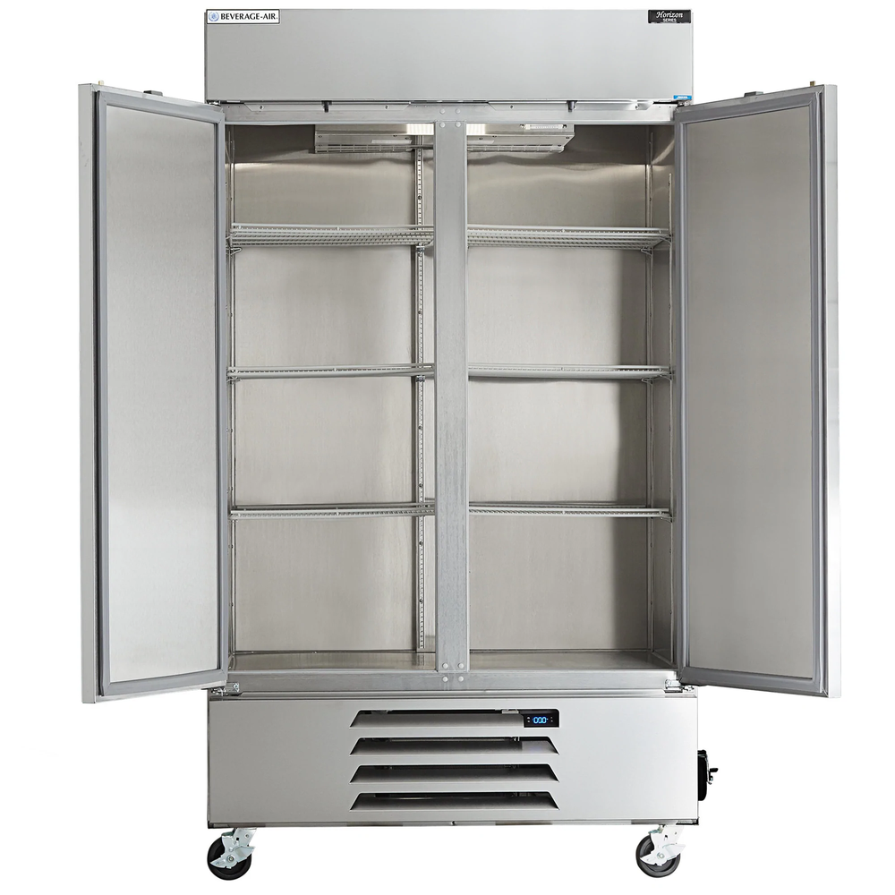 Beverage-Air 47" Two Section Solid Door Reach in Freezer
