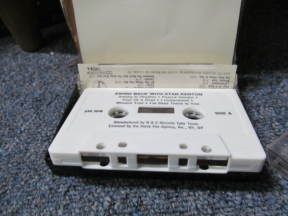 Swing Back with Stan Kenton Cassette UNTESTED / AS-IS - For Insert & Case