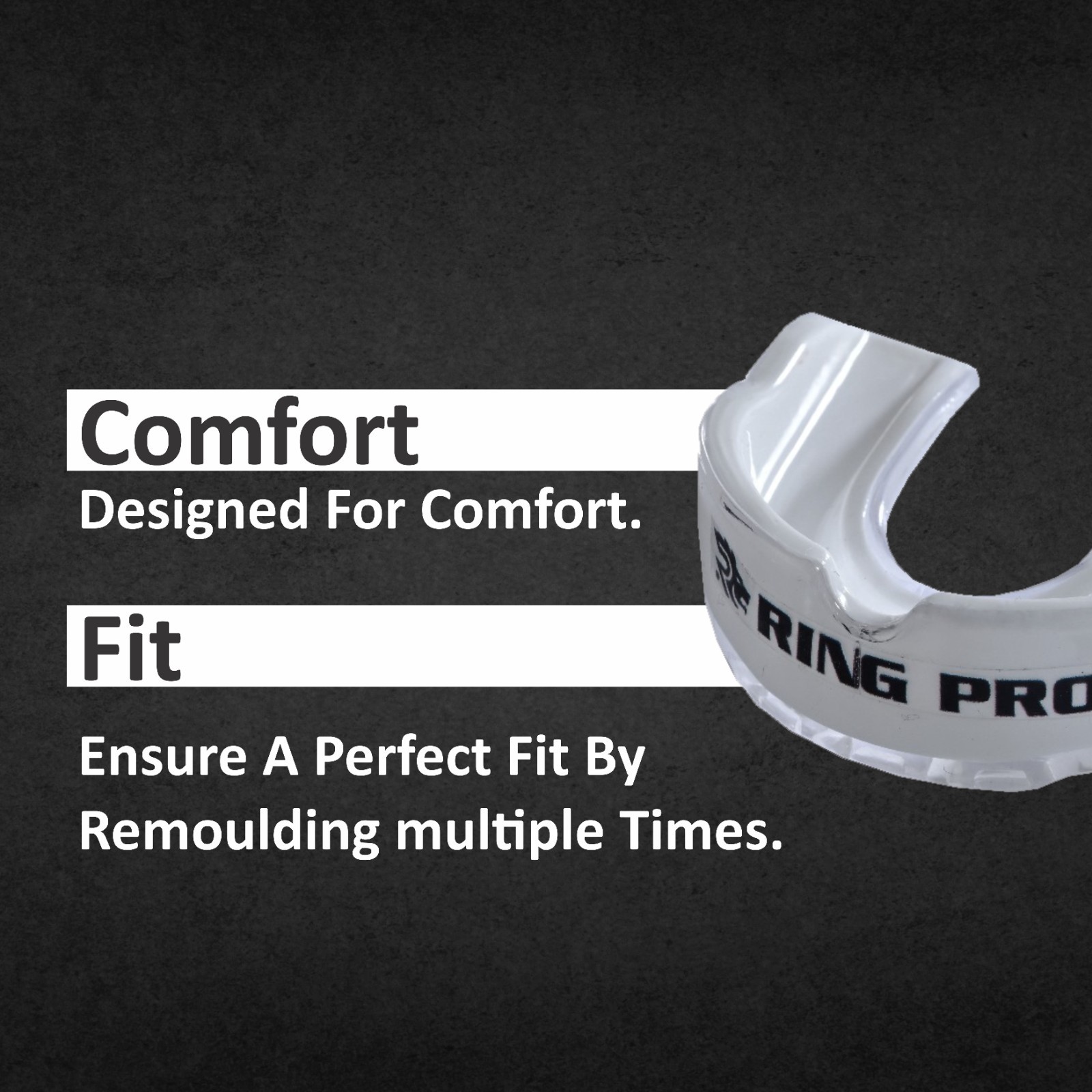 Ring Pro Boil & Bite Mouth Guard Boxing MMA Football Youth Adult Sports