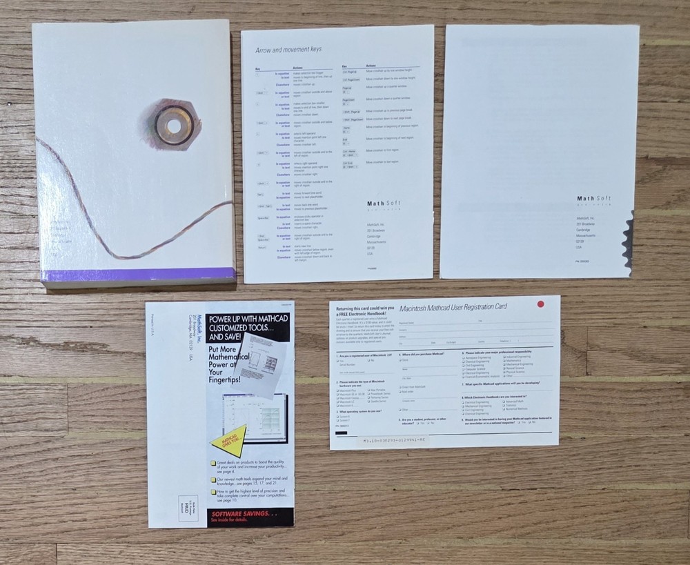 1992 Mathcad 3.1 User's Guide Macintosh Version