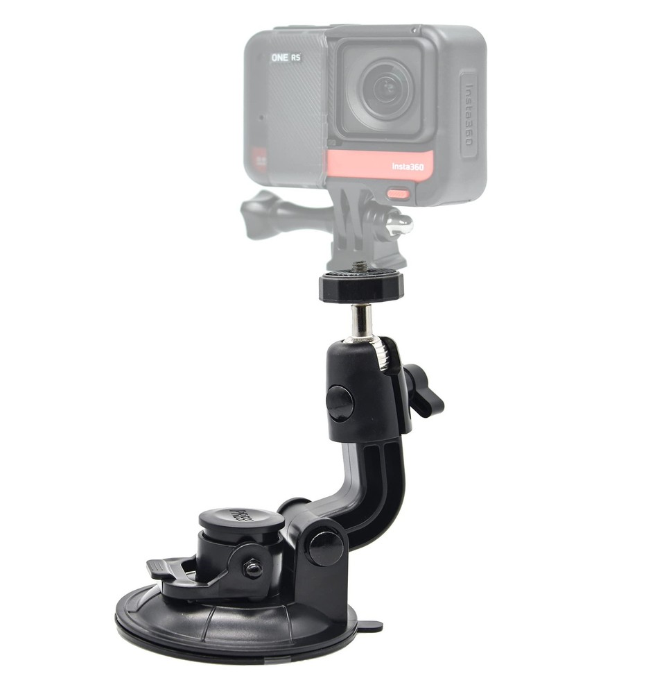 Car Mount Suction Cup Dashboard Camera Holder, Compatible with Insta360 One X...