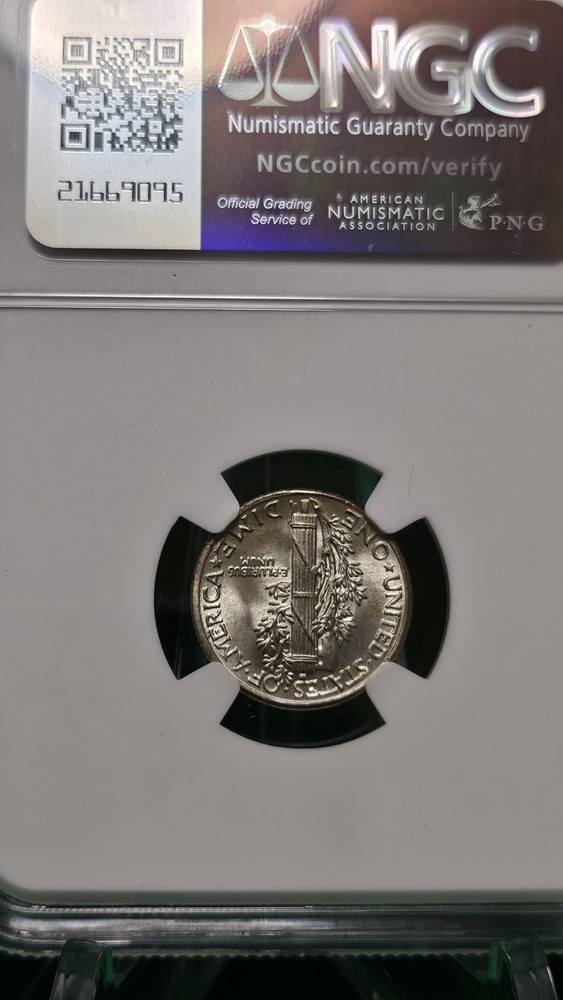 1939 P Mercury Dime MS67 Silver
