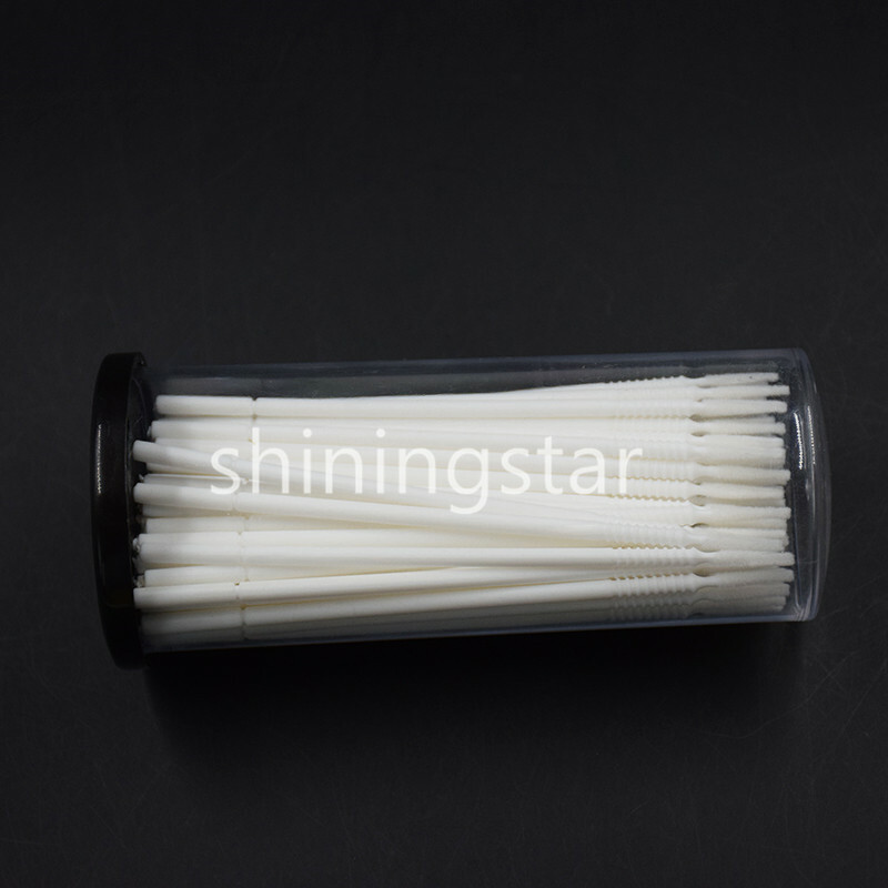 500x Dental Micro Brush Disposable Bendable Applicator Tips Long Cylinder White