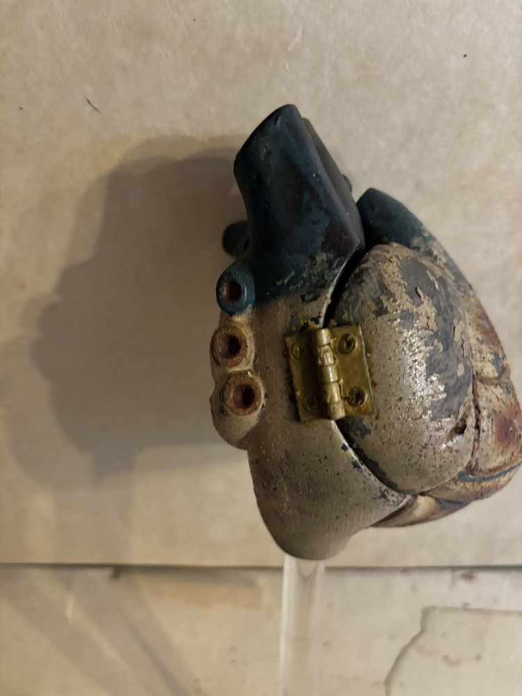 Antique Human Heart Anatomical Model